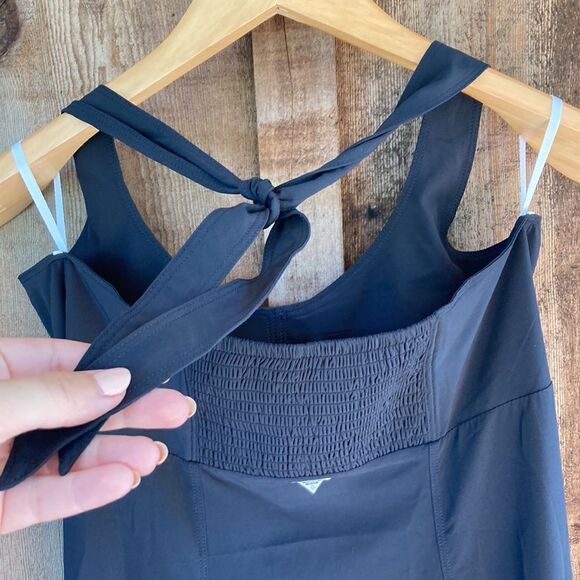 Columbia PFG Armadale Halter Top Dress- UPF40- black - Picture 5 of 11